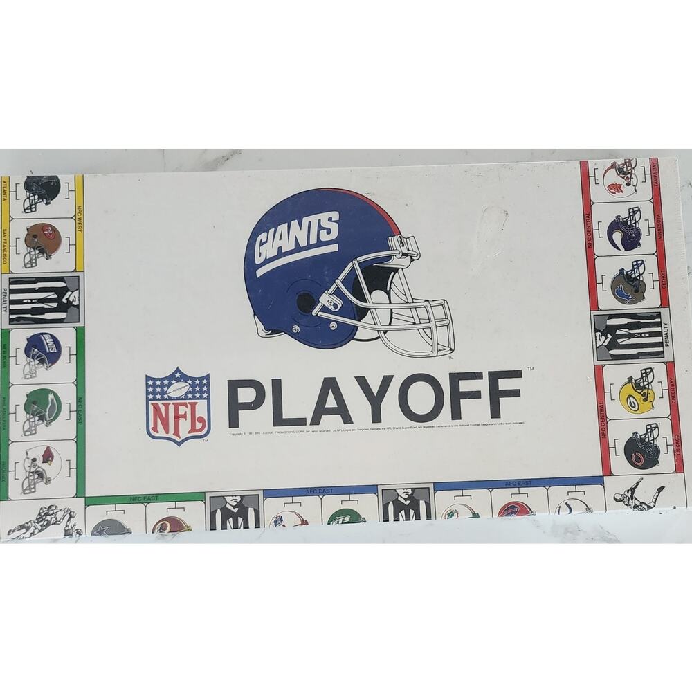 1991 BIG LEAGUE PROMOTIONS NEW YORK GIANTS PLAYOFF GAME SEALED Monopoly